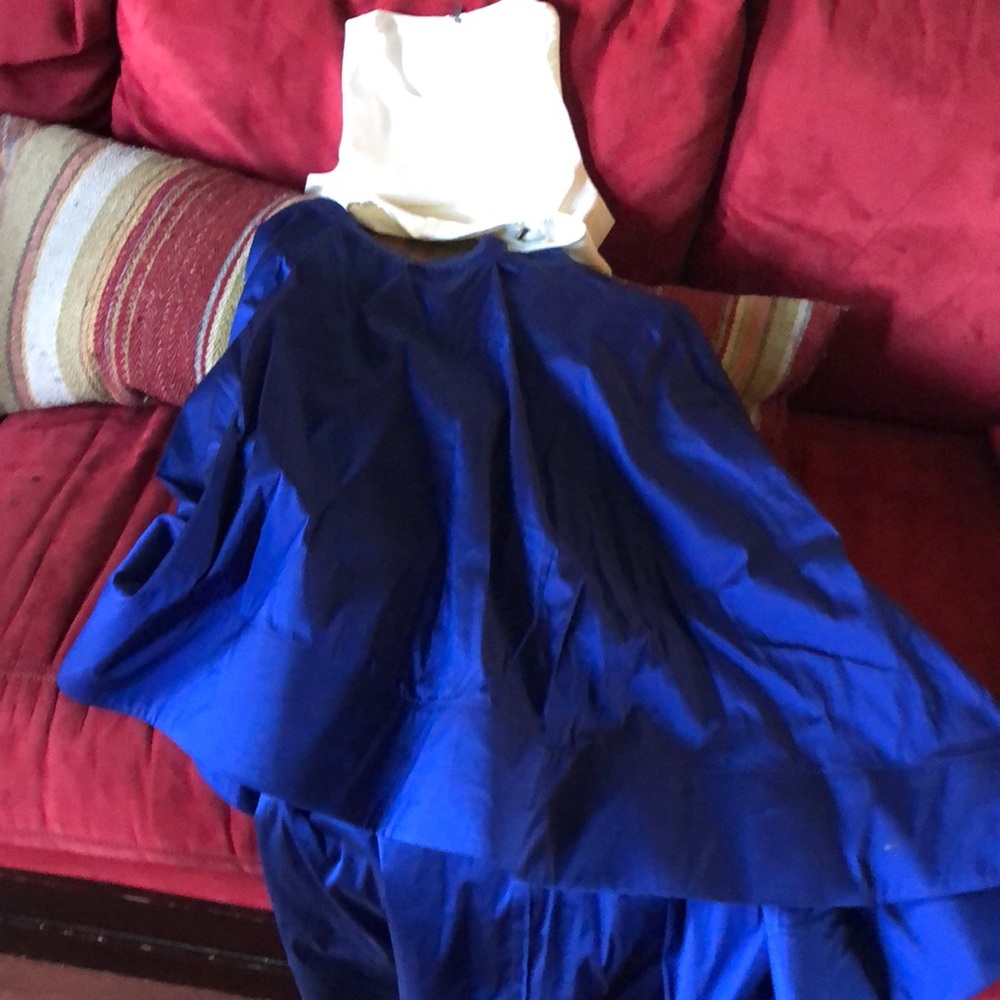 2 piece top and skirt